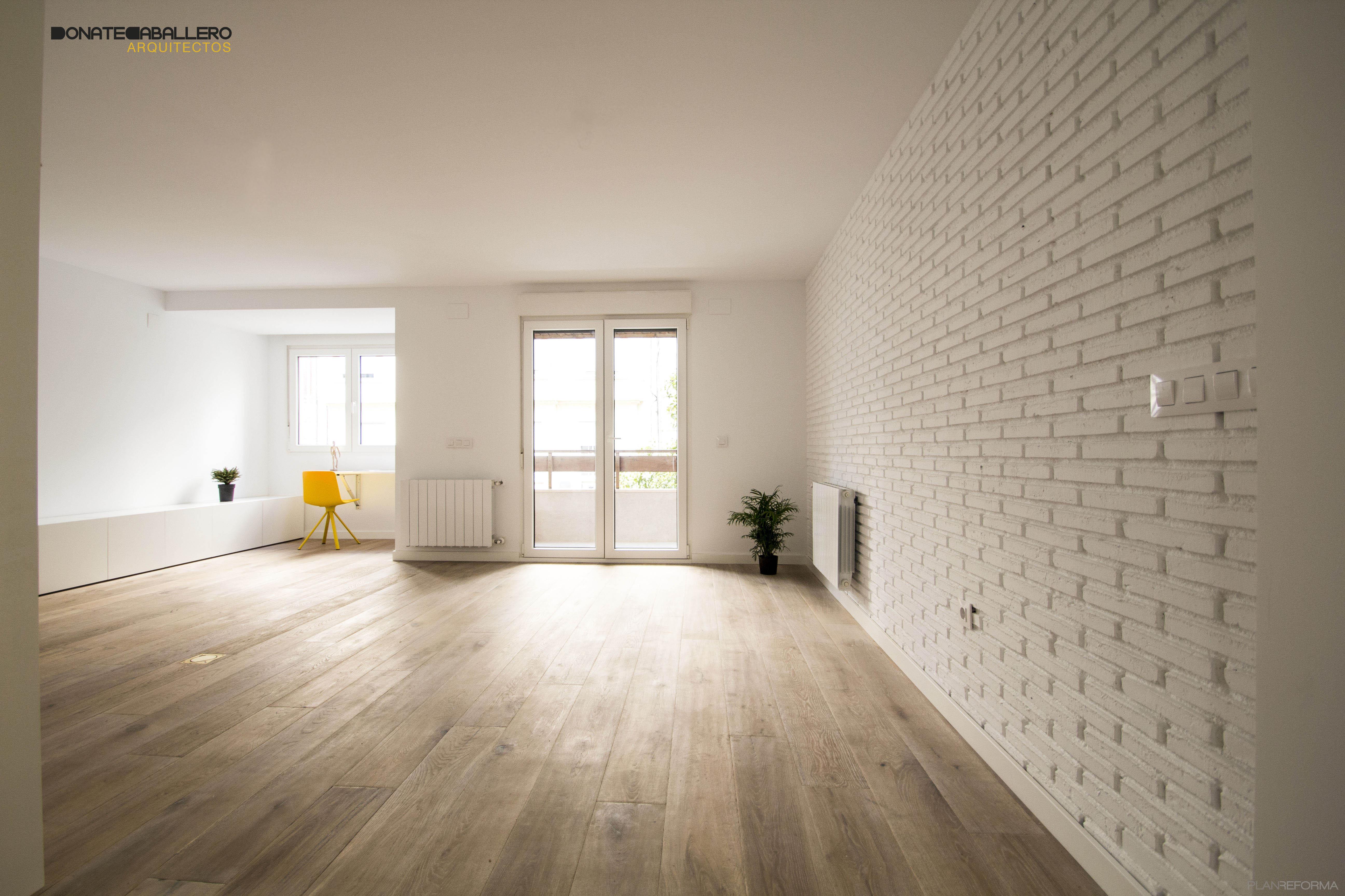 Estudio, Comedor, Salon Estilo contemporaneo Color blanco, dorado, bronce  diseñado por DonateCaballero Arquitectos | Arquitecto 
