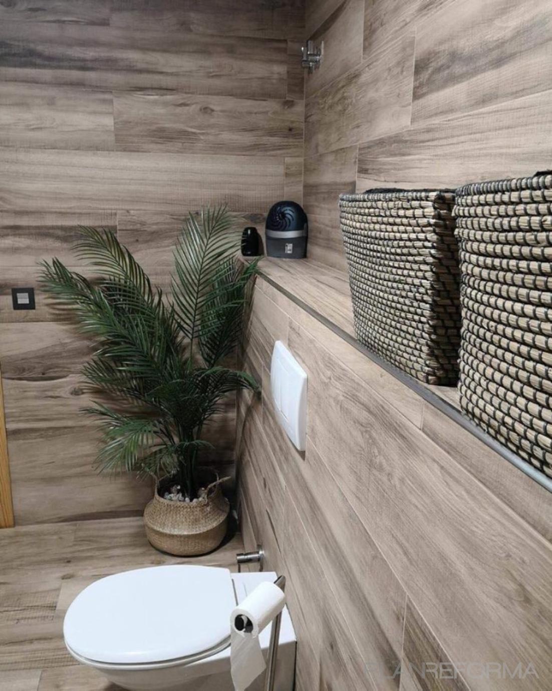 Baño Estilo rustico Color verde, marron, blanco  diseñado por mario rioja | Gremio | Copyright Mario Rioja