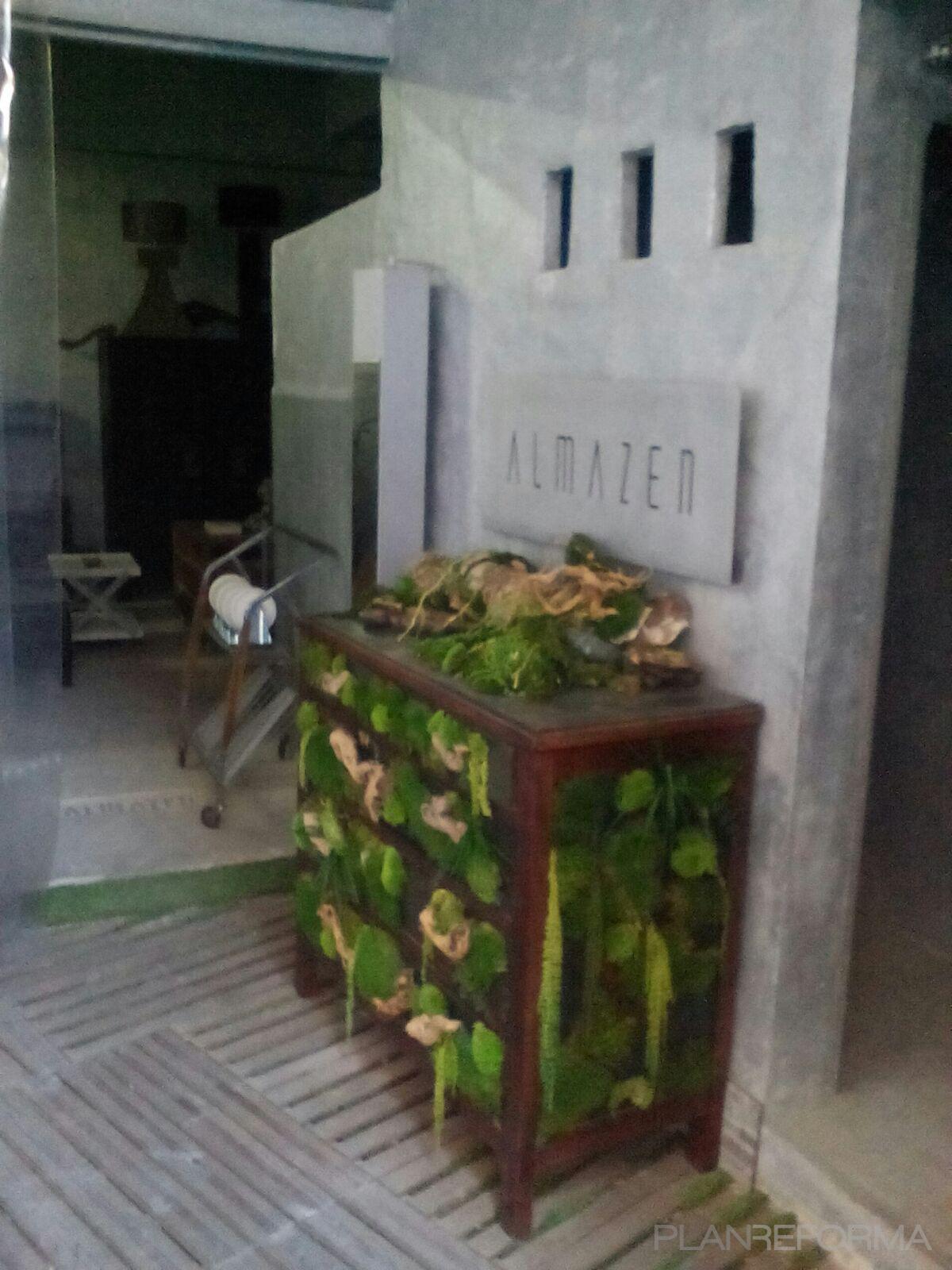 Estudio, Exterior style vintage color verde, verde, gris  diseñado por ALMAZEN lab | Interiorista | Copyright SI