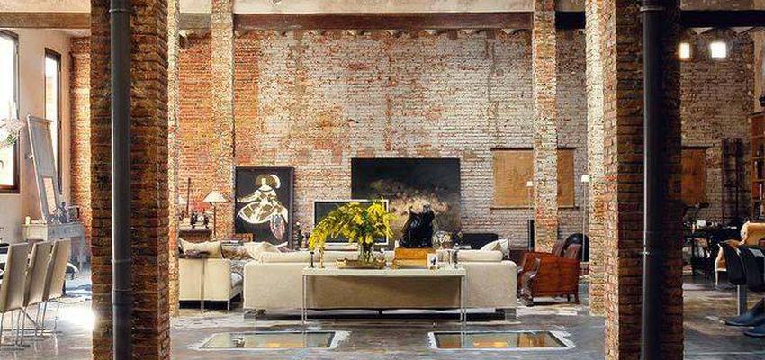 Loft style eclectico color beige, marron, marron, gris  diseñado por ALMAZEN lab | Interiorista 