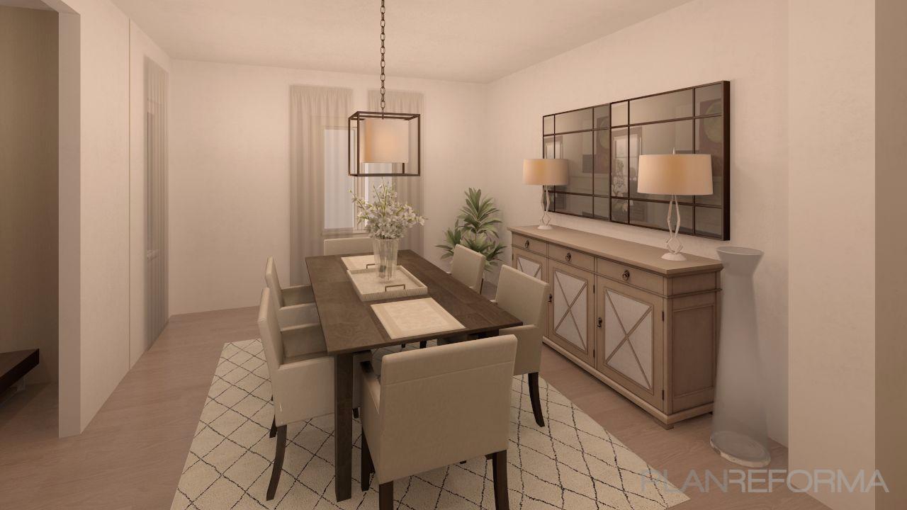 Comedor Estilo contemporaneo Color beige, marron, beige  diseñado por BR&C arquitectos | Arquitecto 
