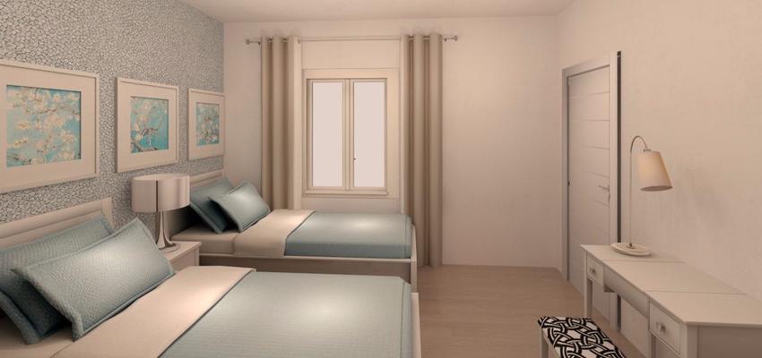 Dormitorio Estilo contemporaneo Color azul oscuro, beige, blanco  diseñado por BR&C arquitectos | Arquitecto 