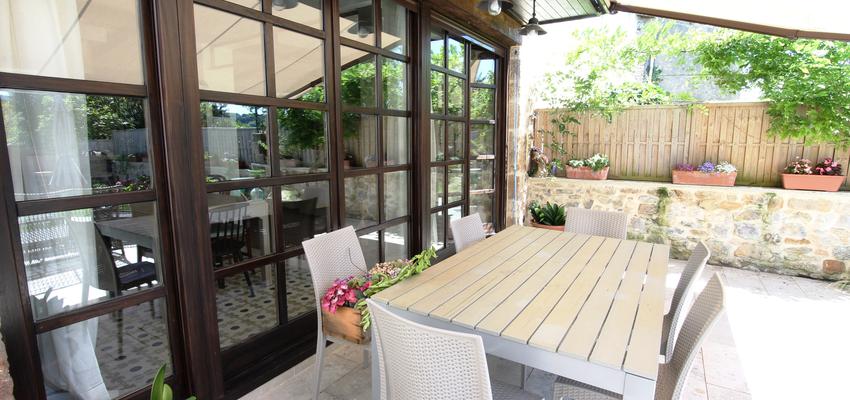 Porche Estilo rustico Color beige, marron, blanco  diseñado por BR&C arquitectos | Arquitecto 