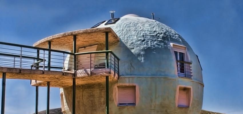 Exterior Estilo vanguardista Color verde  diseñado por José María Martínez | Arquitecto 