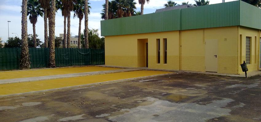 Recibidor, Exterior style contemporaneo color amarillo, verde  diseñado por Pedro Muela Díez | Arquitecto Técnico 