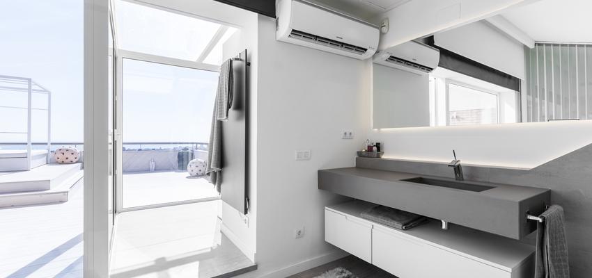 Baño Estilo vanguardista Color beige, gris, gris  diseñado por Best Innova Project S.L. | Gremio | Copyright Best Innova Project S.L.