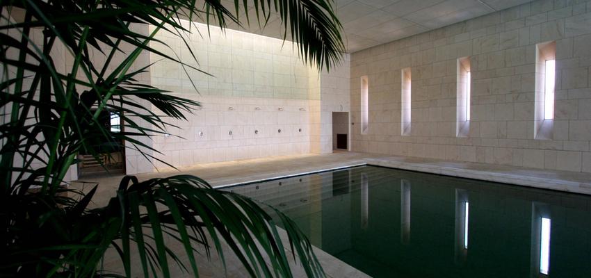 SPA style contemporaneo color verde, turquesa, blanco, gris  diseñado por Delsur Arquitectos | Arquitecto | Copyright Juan I. Herrero