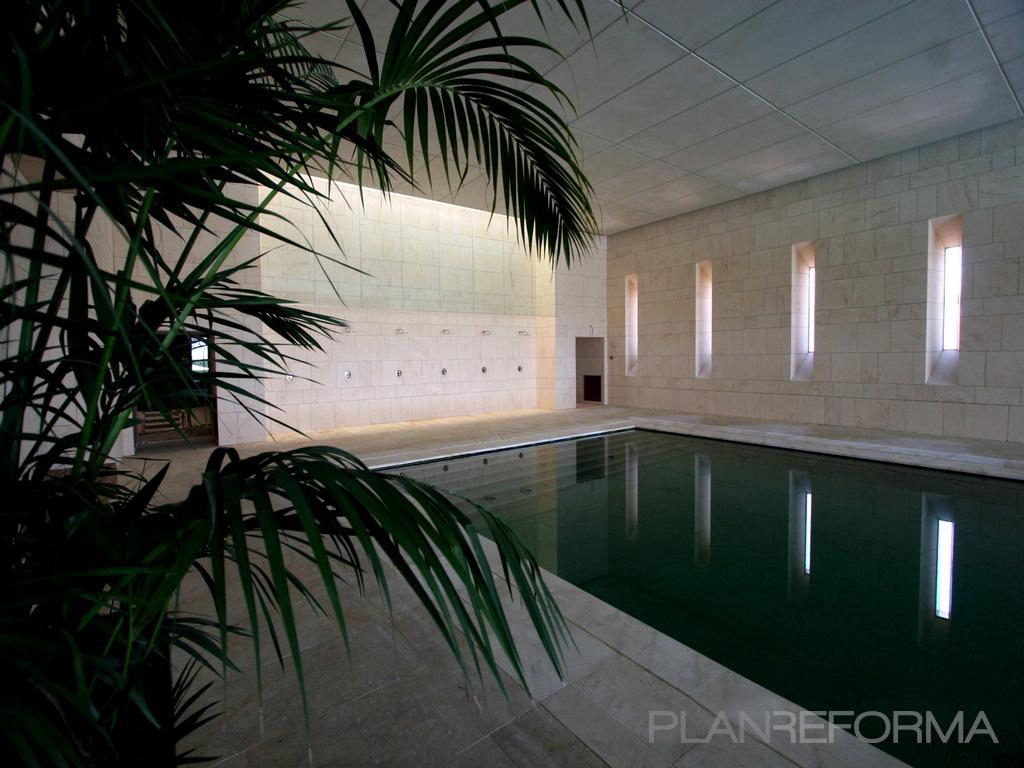 SPA style contemporaneo color verde, turquesa, blanco, gris  diseñado por Delsur Arquitectos | Arquitecto | Copyright Juan I. Herrero