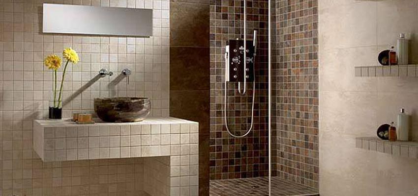 Baño Estilo contemporaneo Color beige, marron, blanco  diseñado por Jonathan | Arquitecto 