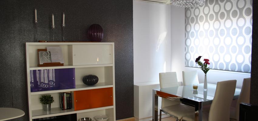 Salon style contemporaneo color rojo, blanco, negro  diseñado por eclectik interiorismo | Interiorista 