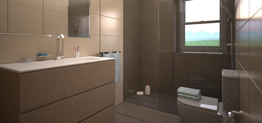 Baño Estilo moderno Color marron, blanco  diseñado por ARQUIVOLTA | Arquitecto Técnico | Copyright Imagen de Arquivolta