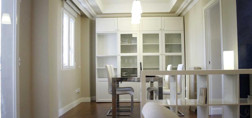 Comedor Estilo contemporaneo Color marron, beige, blanco, negro  diseñado por Francisco Javier Jiménez Rayo | Arquitecto 