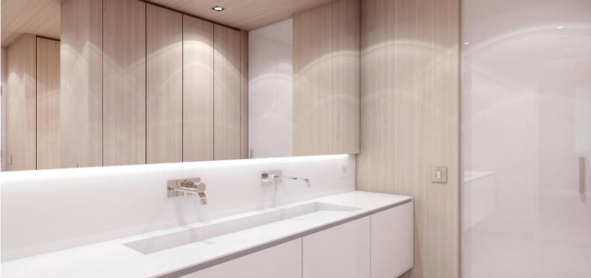 Baño Estilo moderno Color beige, blanco  diseñado por Habitatsalut Interiorismo Saludable | Interiorista 
