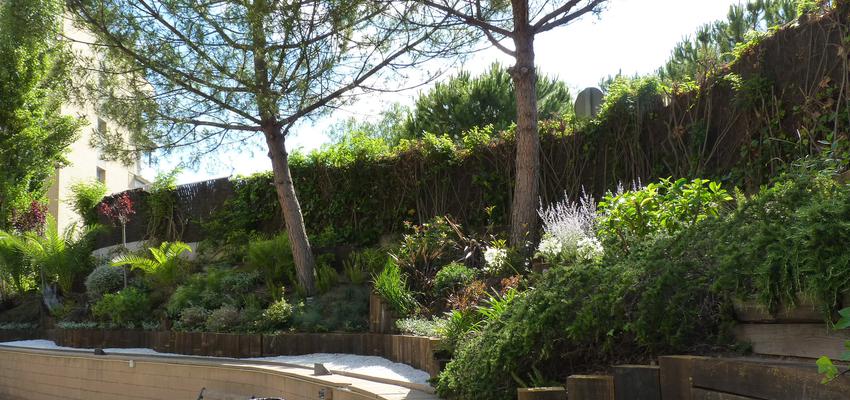 Exterior, Jardin style mediterraneo color verde, marron, beige, blanco  diseñado por Eva Vidal Mateu - Taller de Paisatge | Paisajista 