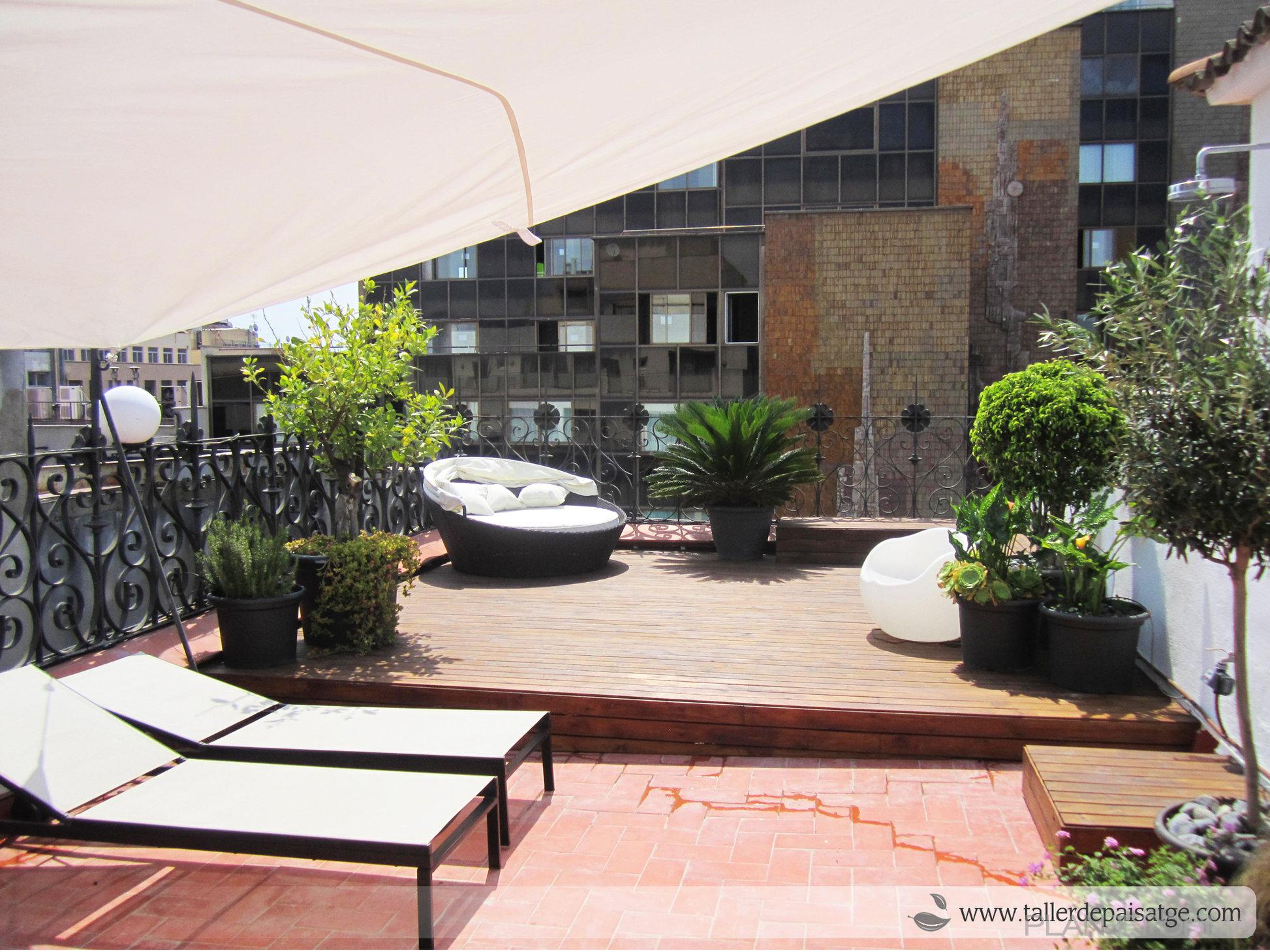 Exterior, Jardin style vanguardista color verde, marron, marron, blanco, negro  diseñado por Eva Vidal Mateu - Taller de Paisatge | Paisajista 