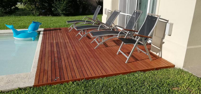 Terraza, Piscina, Exterior Estilo moderno Color blanco, bronce  diseñado por Diginova live your home | Gremio | Copyright Diginova