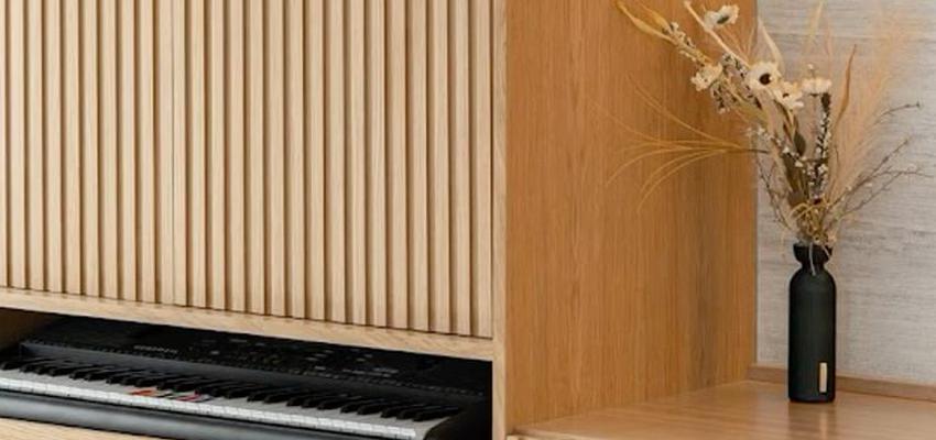 Sala de la TV, Sala de juegos Estilo moderno Color beige, marron, bronce  diseñado por LAD TRUST S.L. | Reformista, constructor 