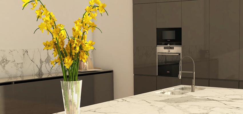 Cocina Estilo eclectico Color ocre, blanco, negro  diseñado por rebeca guardiola | Arquitecto | Copyright rebeca guardiola