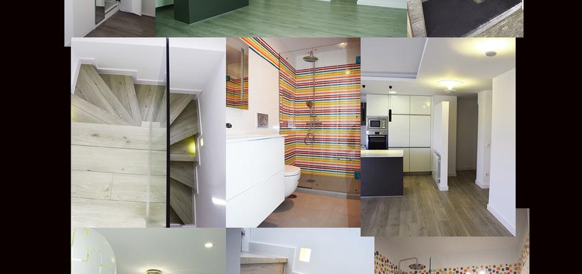 Baño, Salon, Escalera Estilo contemporaneo Color beige, blanco, gris  diseñado por Tu Arquitecto Reforma | Arquitecto | Copyright TU ARQUITECTO REFORMA