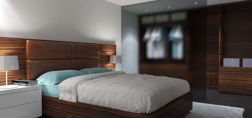 Dormitorio style contemporaneo color turquesa, marron, marron, beige, blanco  diseñado por dpvdisseny  | Interiorista | Copyright dpvdisseny