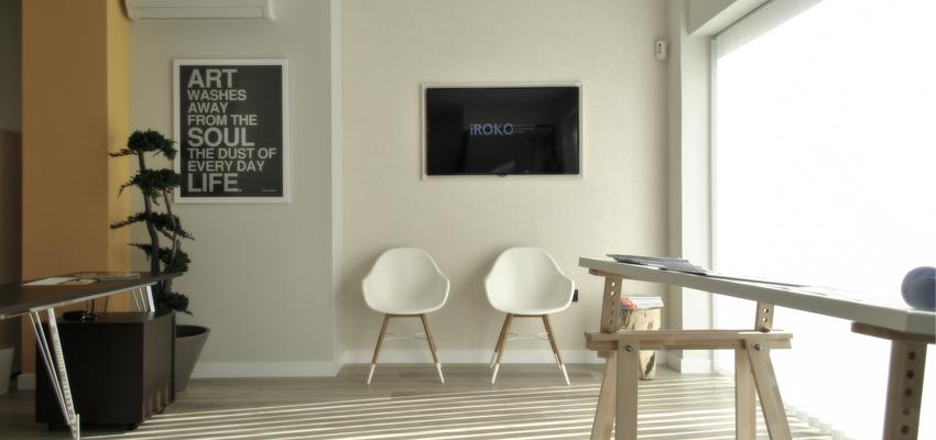 Estudio, Oficina Estilo contemporaneo Color ocre  diseñado por IROKO | Arquitectura, interiorismo y diseño | Arquitecto Técnico 