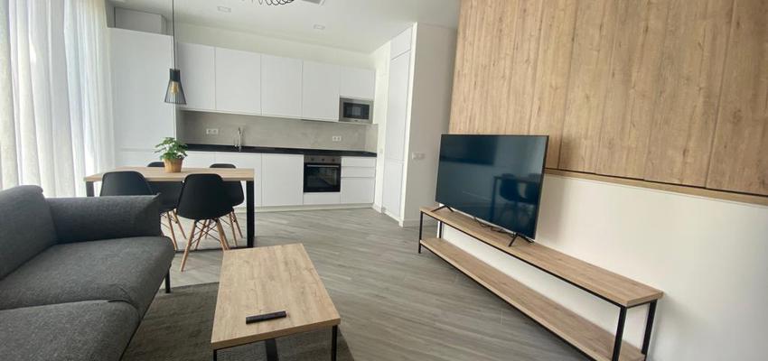 Loft Estilo moderno Color beige, blanco, gris  diseñado por Métricâ Zero | Reformista, constructor 