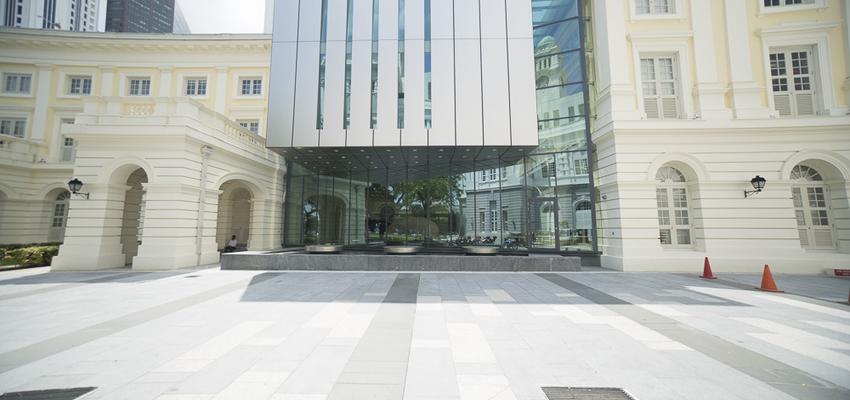 Salon, Exterior, Galería Estilo vanguardista Color gris, gris, plateado  diseñado por Rocío Navarro | Arquitecto 