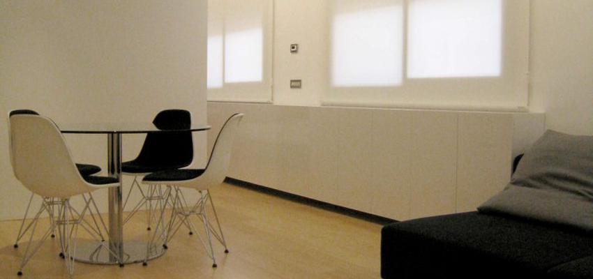 Comedor, Salon Estilo contemporaneo Color beige, blanco, negro  diseñado por AC Arquitectura Interior (Àngels Castilla) | Interiorista 