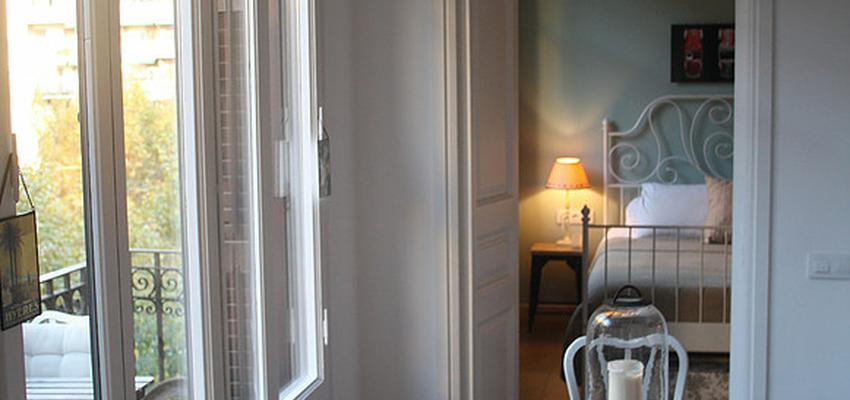 Estudio, Exterior, Galería Estilo tradicional Color azul, beige, plateado  diseñado por Puzzle Urbano | Arquitecto Técnico 