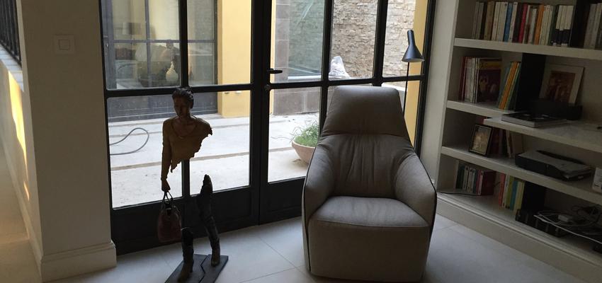 Recibidor, Salon Estilo moderno Color beige, gris, gris  diseñado por Puzzle Urbano | Arquitecto Técnico 