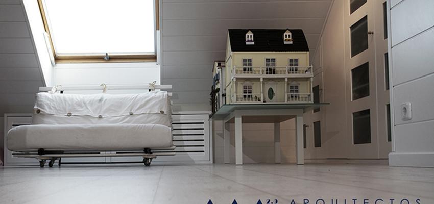 Niños, Loft style contemporaneo color marron, blanco, negro  diseñado por Arquitectos Madrid 2.0 | Arquitecto 