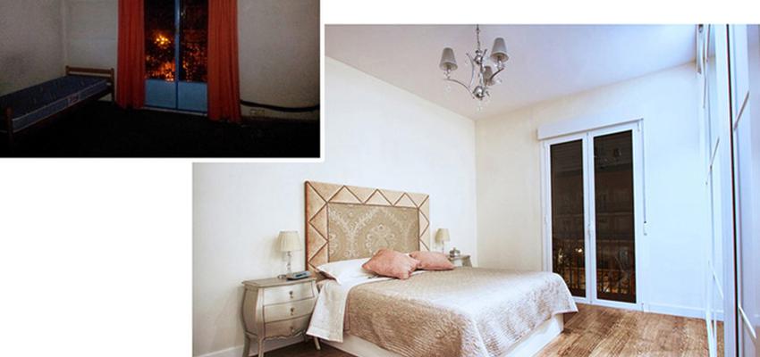 Dormitorio style clasico color beige, blanco, gris  diseñado por Arquitectos Madrid 2.0 | Arquitecto 