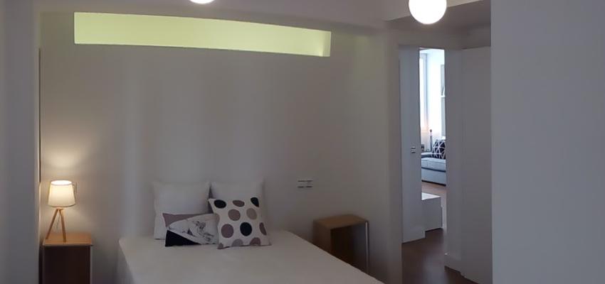 Dormitorio Estilo moderno Color azul  diseñado por Málaga Gestión de Proyectos y Obras de Construcción | Arquitecto Técnico | Copyright Imagen Propia