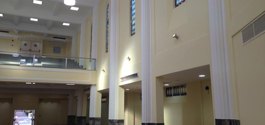 Sala de conferencias style clasico color beige, blanco, gris  diseñado por raul | Arquitecto Técnico | Copyright Area Diseño decoracion interiorismo y obras sl