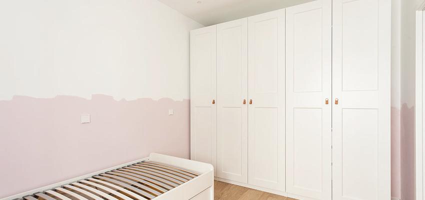 Dormitorio Estilo moderno Color rosa, rosa, blanco  diseñado por PERSPECTIVA MOMA | Interiorista | Copyright PERSPECTIVA MOMA