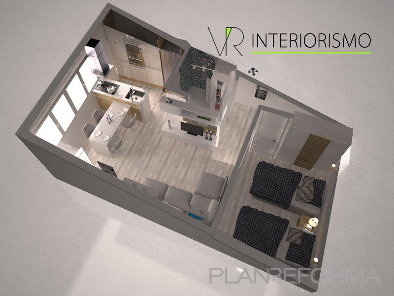 Baño, Dormitorio, Cocina style moderno color blanco  diseñado por Interiorismo Las Palmas | Decorador 