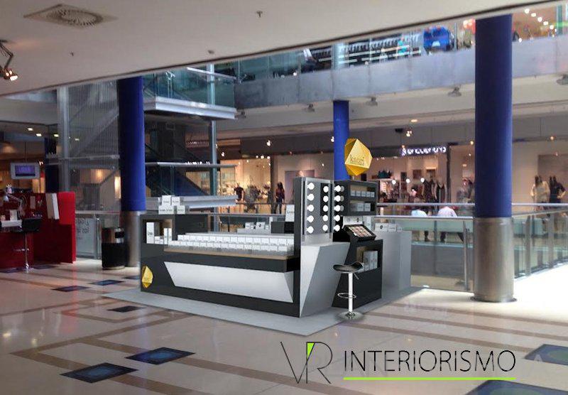 Oficina, Tienda, Cafeteria style moderno color negro  diseñado por Interiorismo Las Palmas | Decorador 