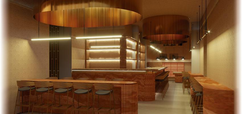 Restaurante Estilo rustico Color rojo, ocre, marron  diseñado por KVG Studio | Interiorista 