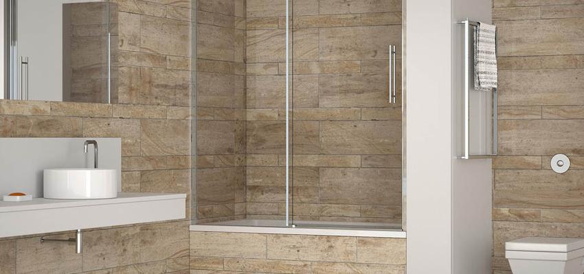 Baño Estilo moderno Color beige, marron, blanco  diseñado por Refomas Barcelona Rubio | Gremio | Copyright reformas barcelona rubio