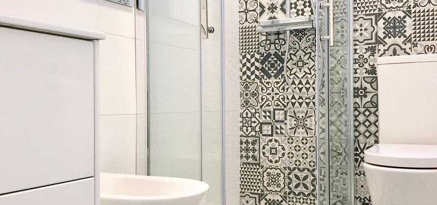 Baño Estilo vintage Color rojo  diseñado por Andreu | Gremio | Copyright si