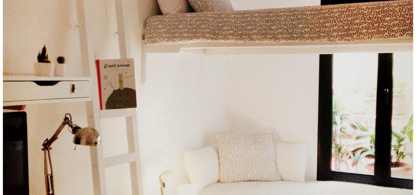 Dormitorio, Niños style contemporaneo color beige, marron, blanco, negro  diseñado por menithinks | Arquitecto Técnico 