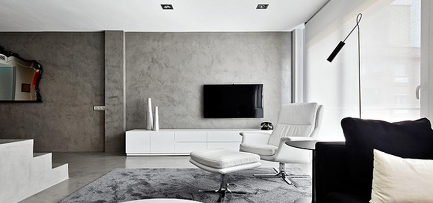 Salon Estilo contemporaneo Color blanco  diseñado por Jordi Sagalés | Arquitecto 