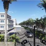 Porche, Exterior Estilo clasico Color blanco, gris, gris, negro