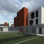 Exterior style moderno color marron, marron, blanco