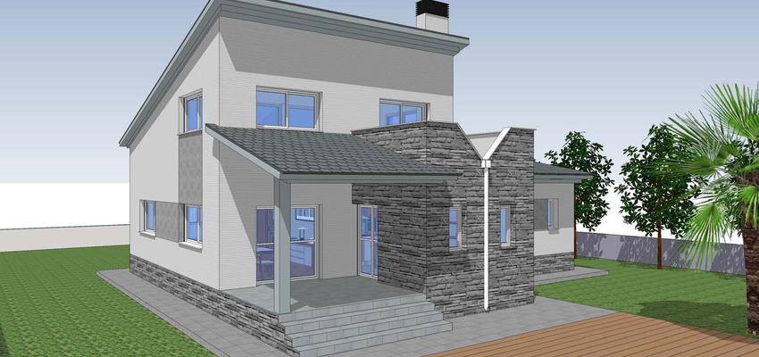 Exterior style contemporaneo color blanco  diseñado por MIGUEL ANGEL MANCILLA MILLON | Arquitecto 