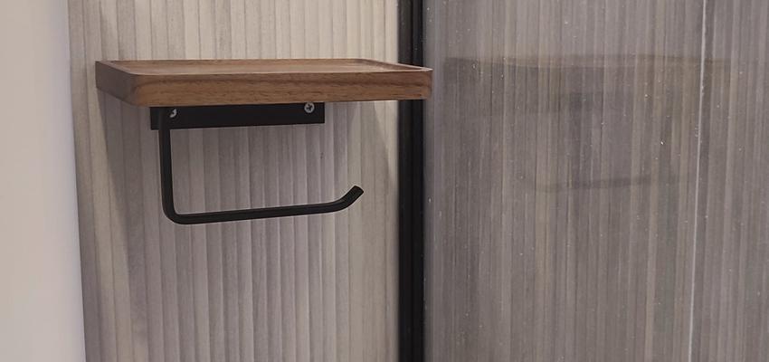 Baño Estilo moderno Color beige, gris oscuro, negro  diseñado por Nodo Concept | Reformista, constructor | Copyright Sí, lo soy