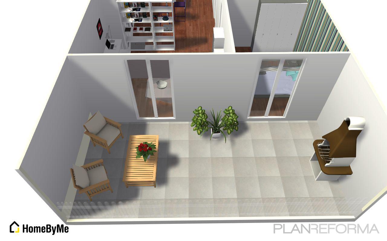 Dormitorio, Balcon, Salon style contemporaneo color marron, blanco, gris  diseñado por Rafael | Gremio 