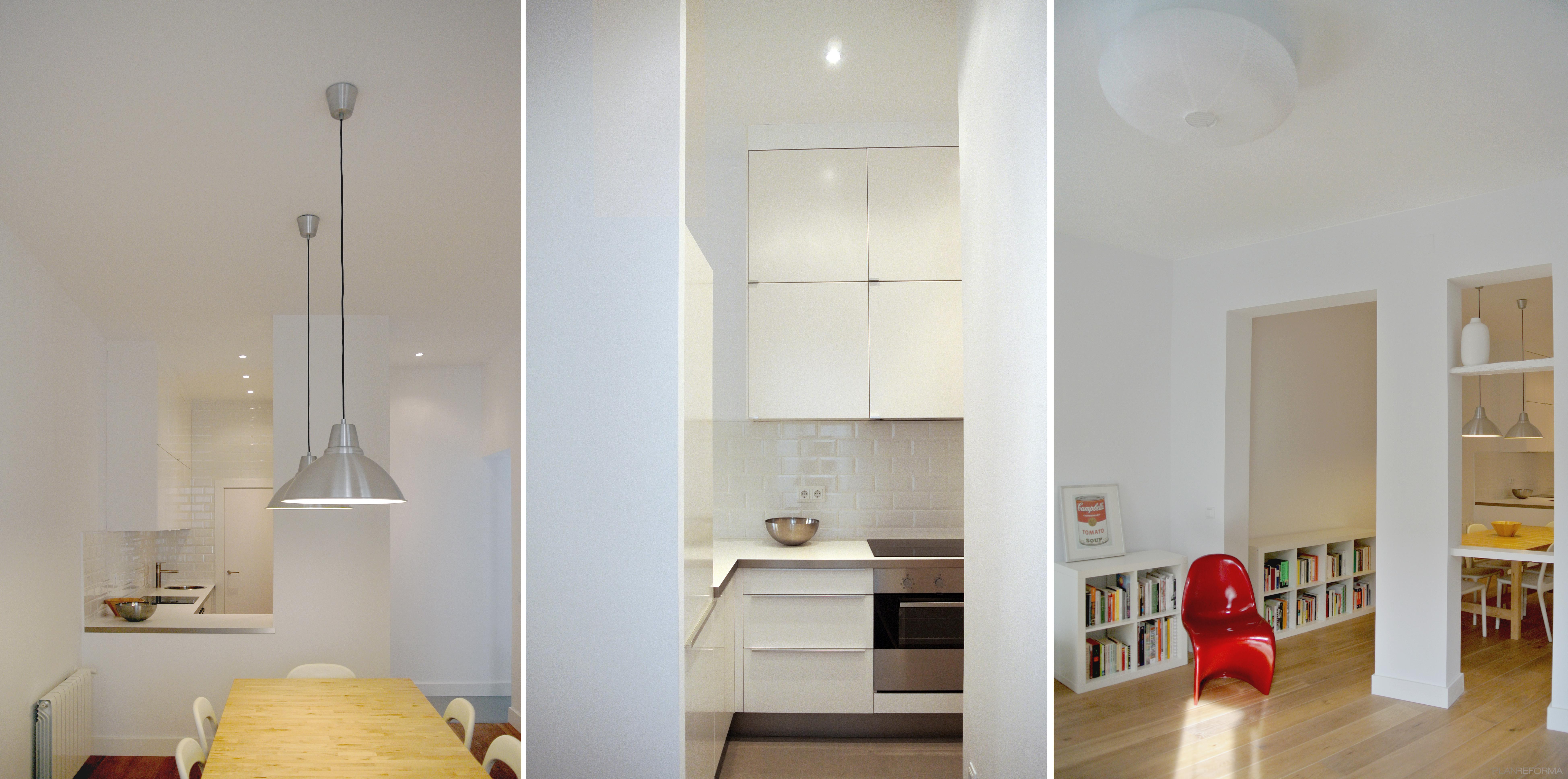 Dormitorio, Comedor, Cocina style contemporaneo color rojo, amarillo, bronce  diseñado por MAPA arquitectura y paisaje | Arquitecto | Copyright MAPA arquitectura y paisaje