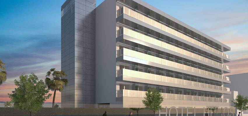 Exterior Estilo mediterraneo Color verde, azul cielo, azul  diseñado por joan mas | Arquitecto Técnico | Copyright 3DMALLORCA