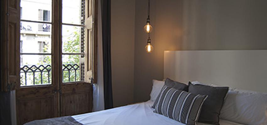 Dormitorio Estilo vintage Color blanco, gris, negro  diseñado por Trazo interiorismo | Interiorista 